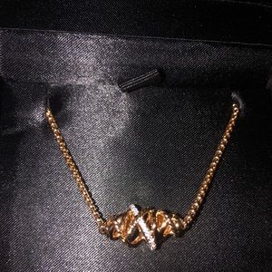 David Yurman Single Station Crossover Necklace